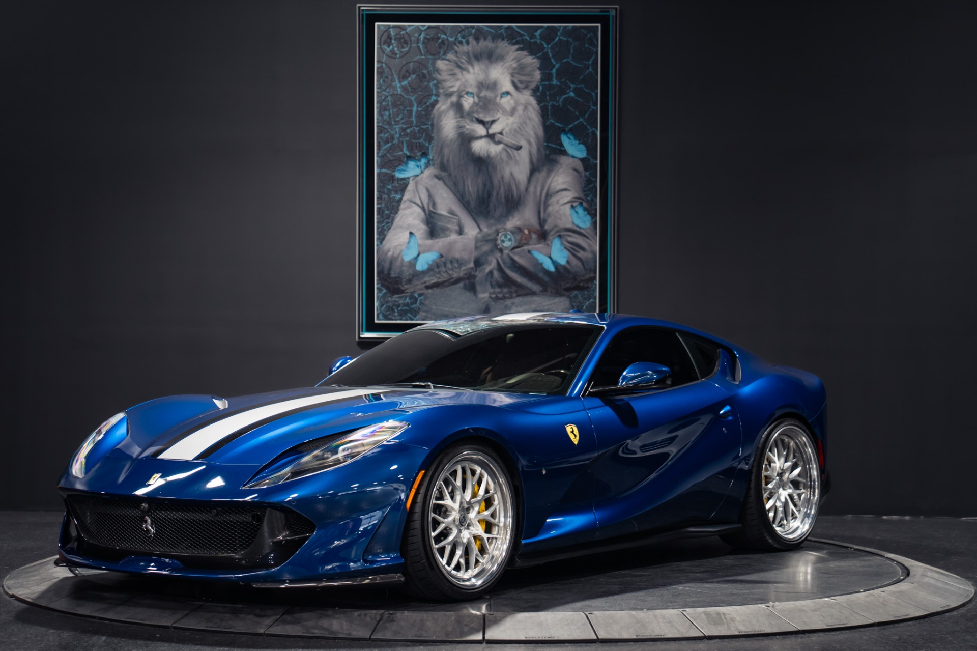 Used 2018 Ferrari 812 Superfast on HRE Wheels w/ Passenger Display